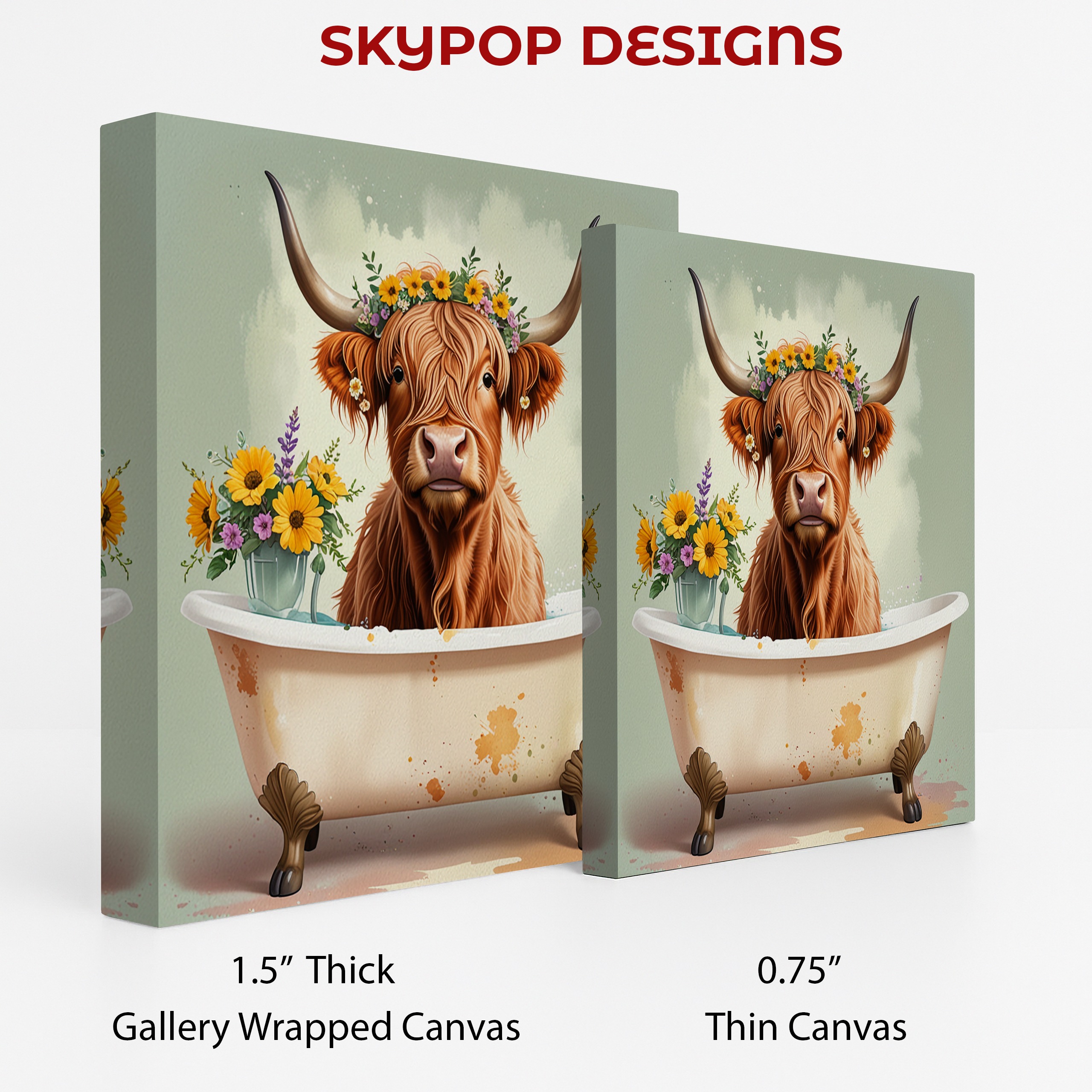 2.jpg Highland Cow Art