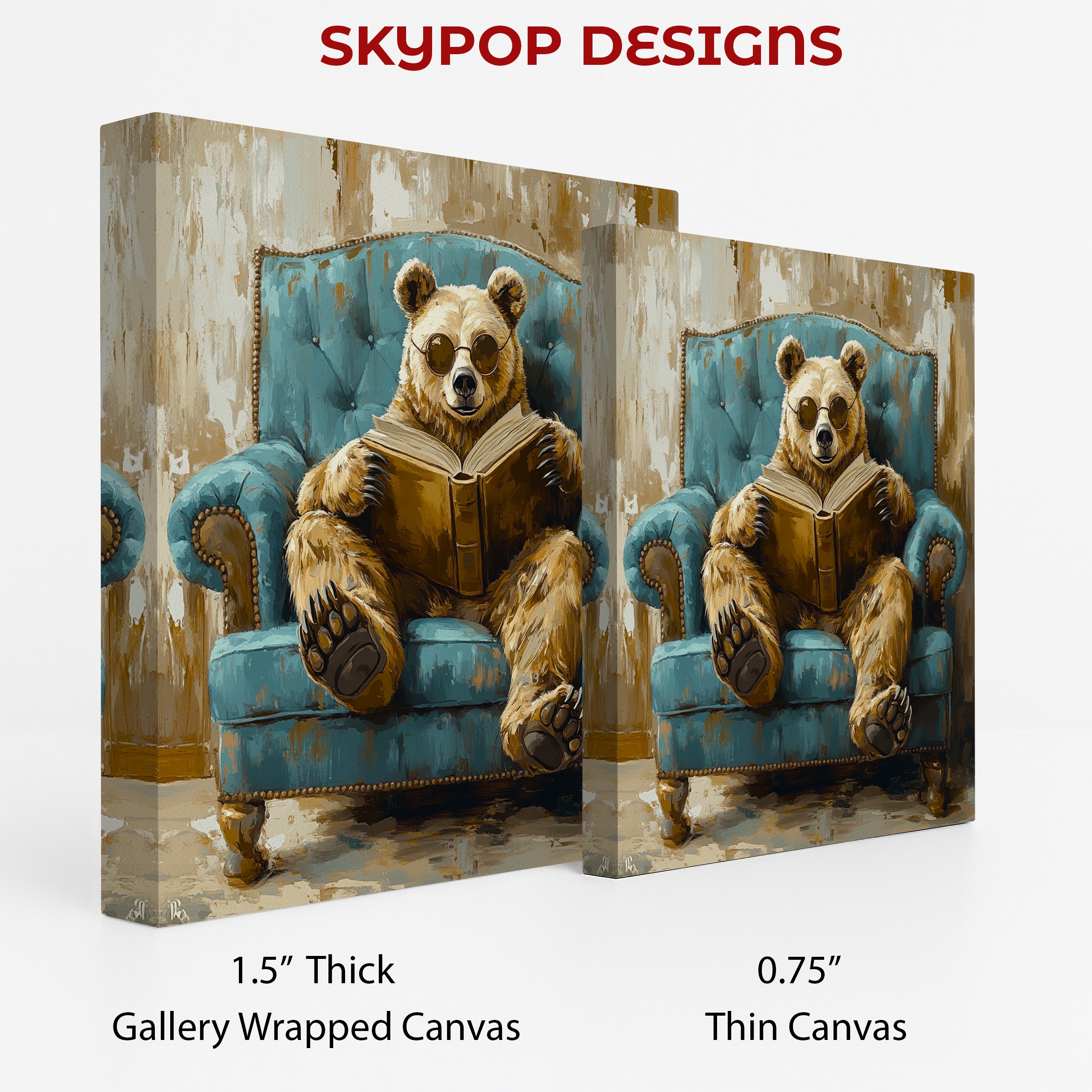 2.jpg Bear Reading Art
