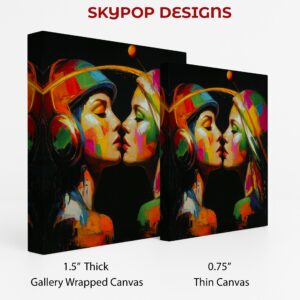 Colorful Kiss Art