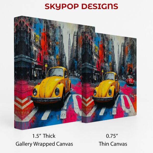 New York Beetle Taxi Art