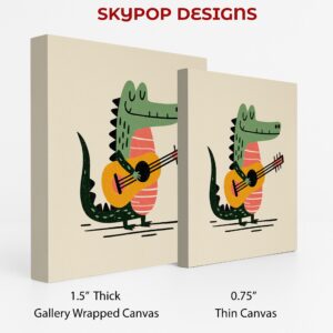 Crocodile Guitar Art