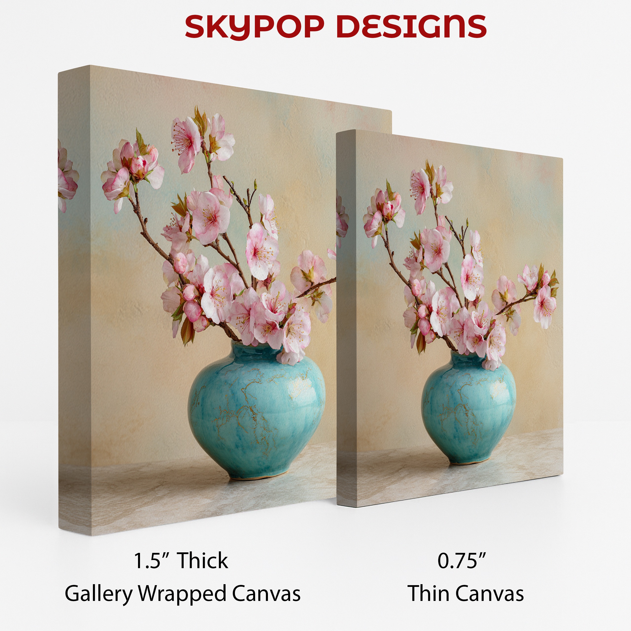 2.jpg Cherry Blossom Vase Art