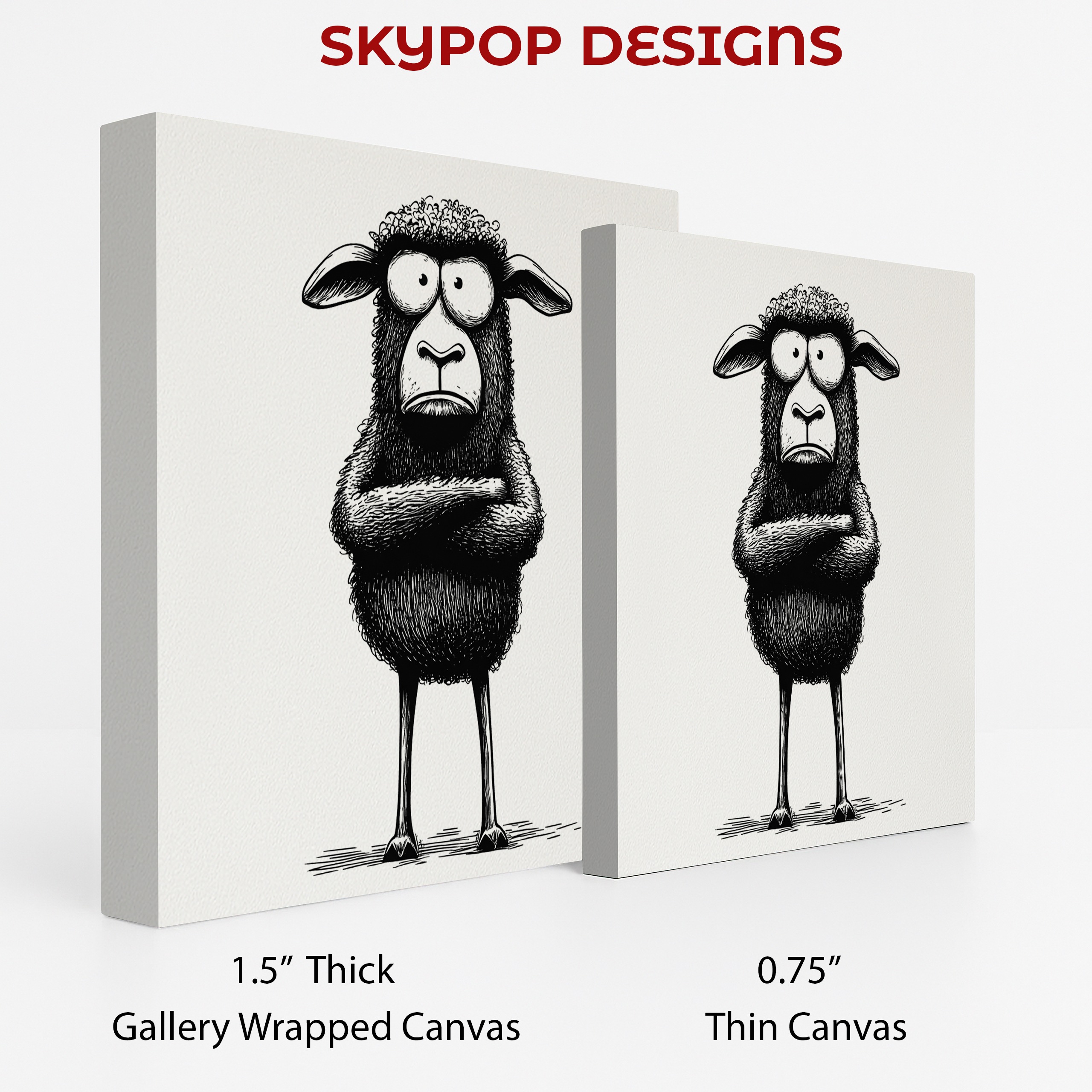 2.jpg Grumpy Sheep Art