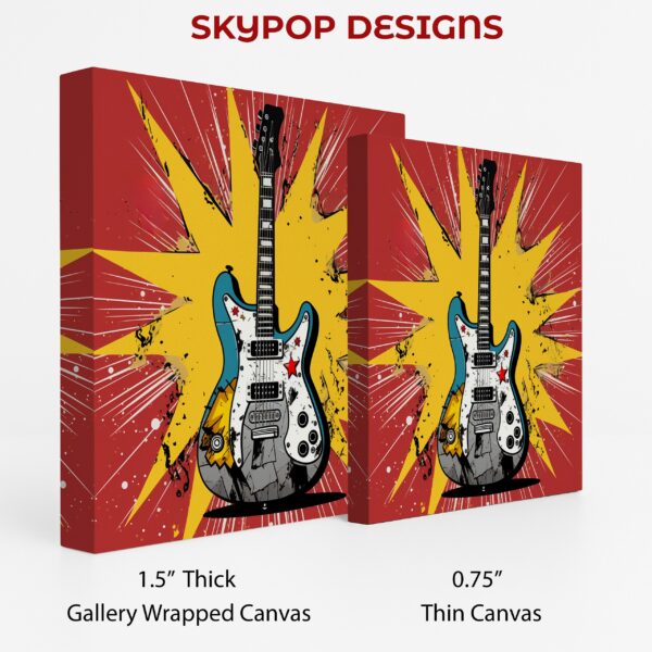 Electric Guitar Explosion Art