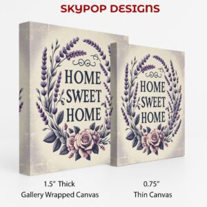 Lavender Home Sweet Home Art
