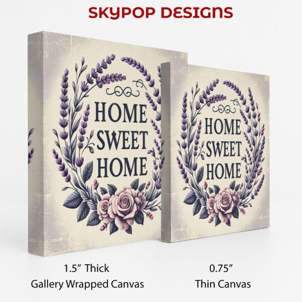 Lavender Home Sweet Home Art