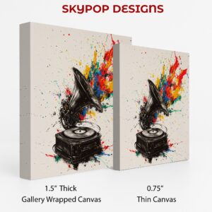 Gramophone Explosion Art