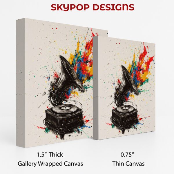 Gramophone Explosion Art