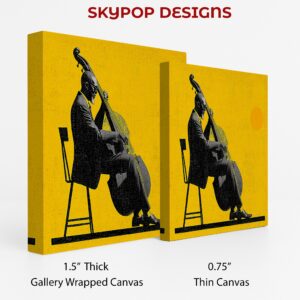 Jazz Bass Player Art