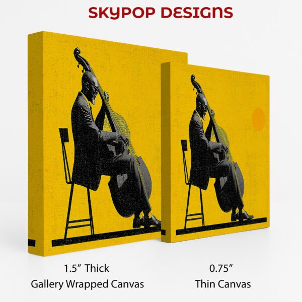 Jazz Bass Player Art