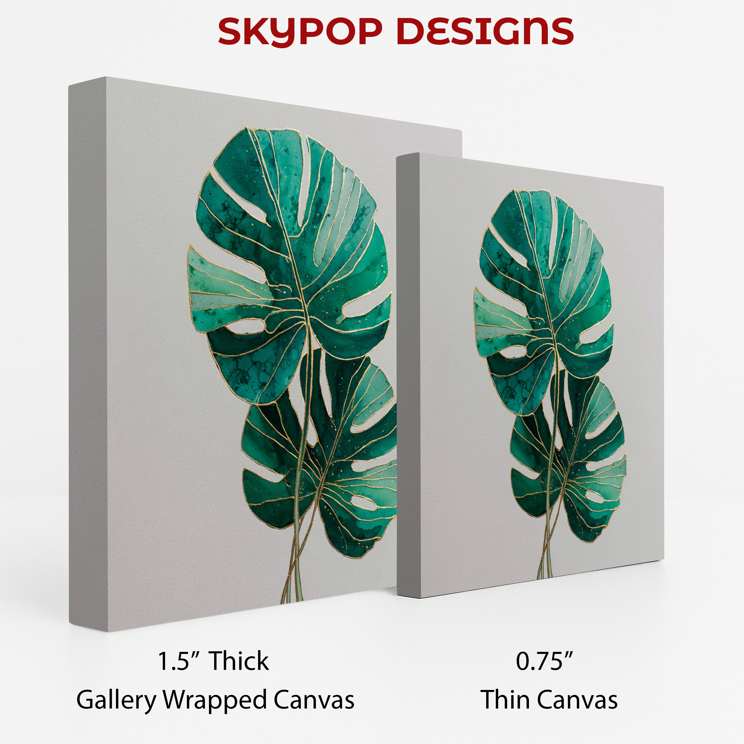 2.jpg Monstera Leaf Art