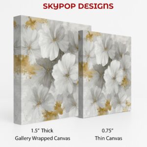 Elegant White Blossoms Art