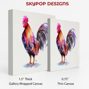 Colorful Rooster Art
