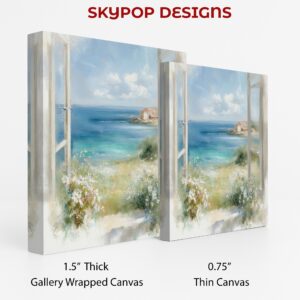 Seaside Window View Art