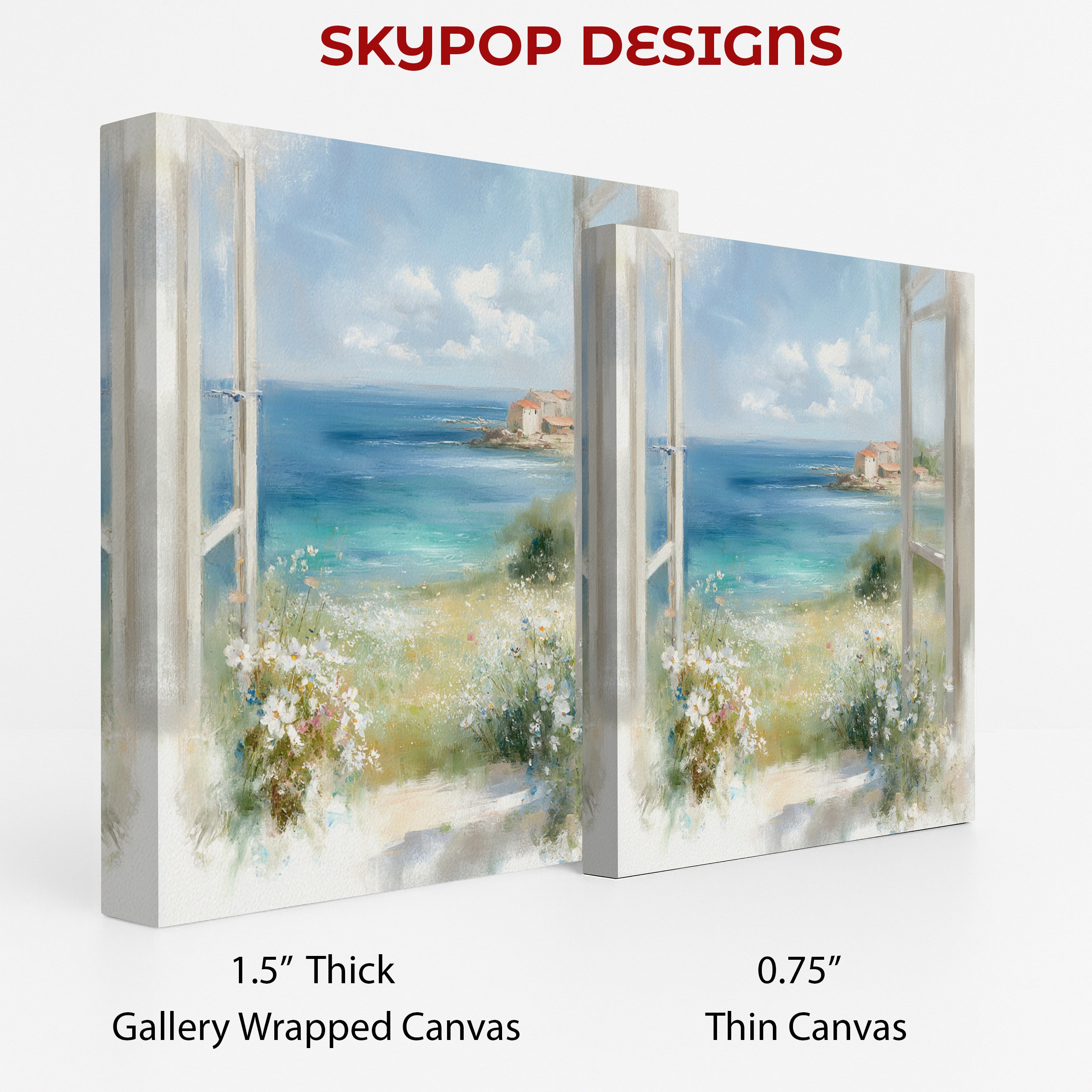 2.jpg Seaside Window View Art