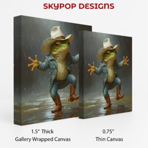 Cowboy Frog Art