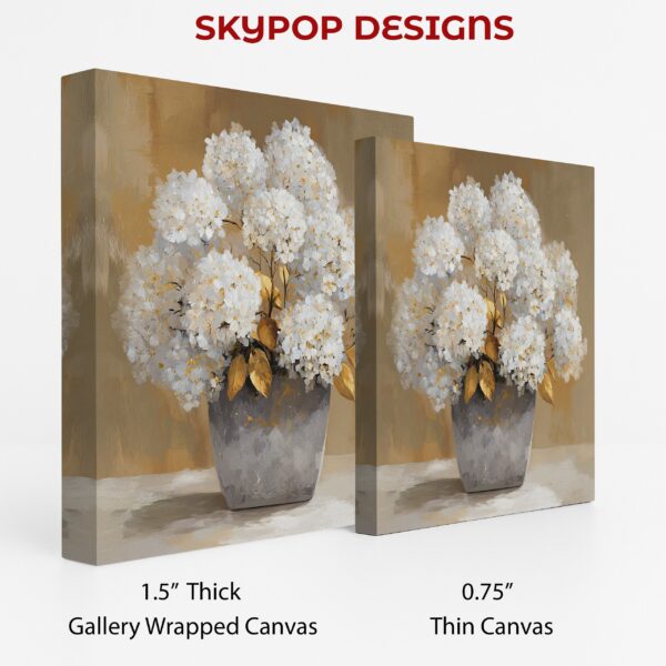 White Hydrangea Bouquet Art