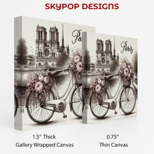 Vintage Paris Bicycle Art