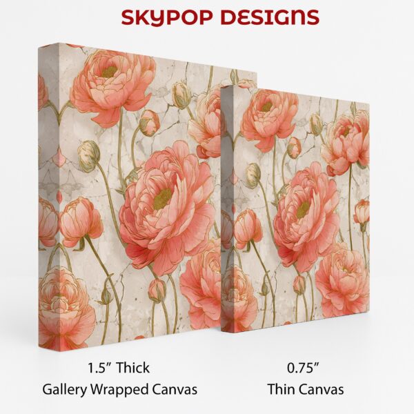 Pink Peony Bloom Art