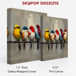 Colorful Birds Art