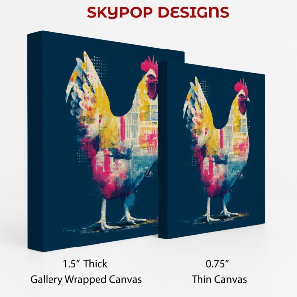 Colorful Rooster Art