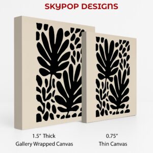 Modern Leaf Silhouette Art