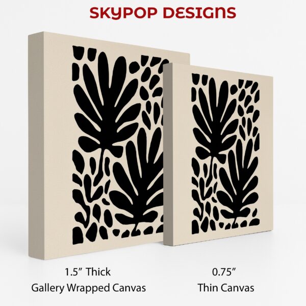 Modern Leaf Silhouette Art