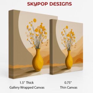 Golden Wildflower Art
