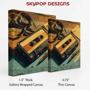 Retro Cassette Tape Art