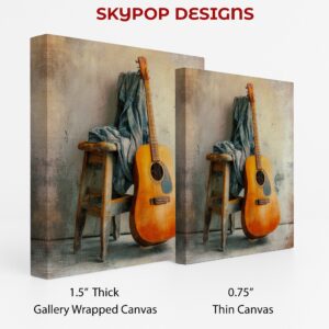 Rustic Guitar Melody Art