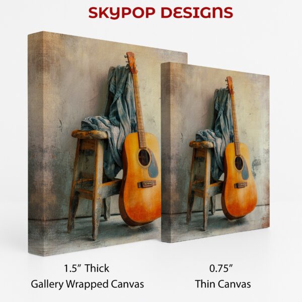 Rustic Guitar Melody Art