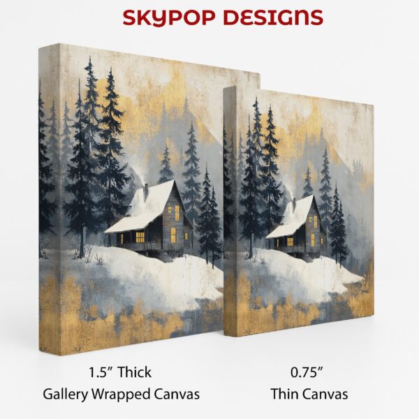 Winter Cabin Retreat Art
