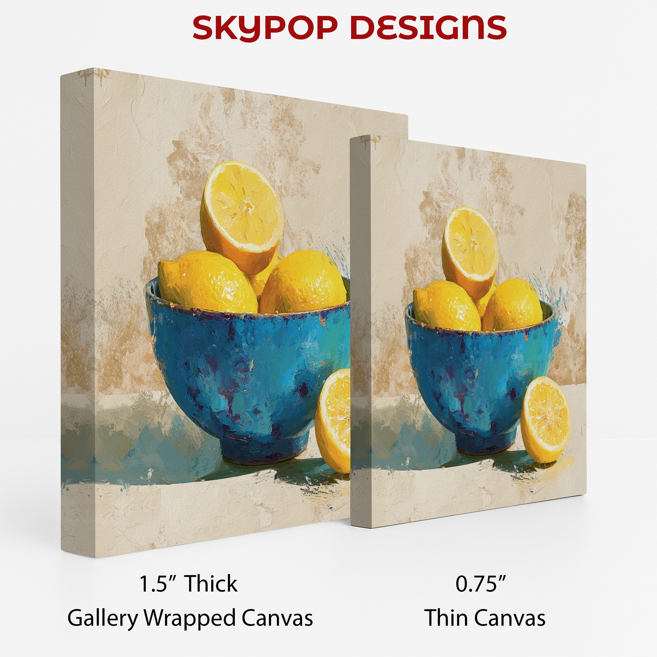 2.jpg Lemon Blue Bowl Art