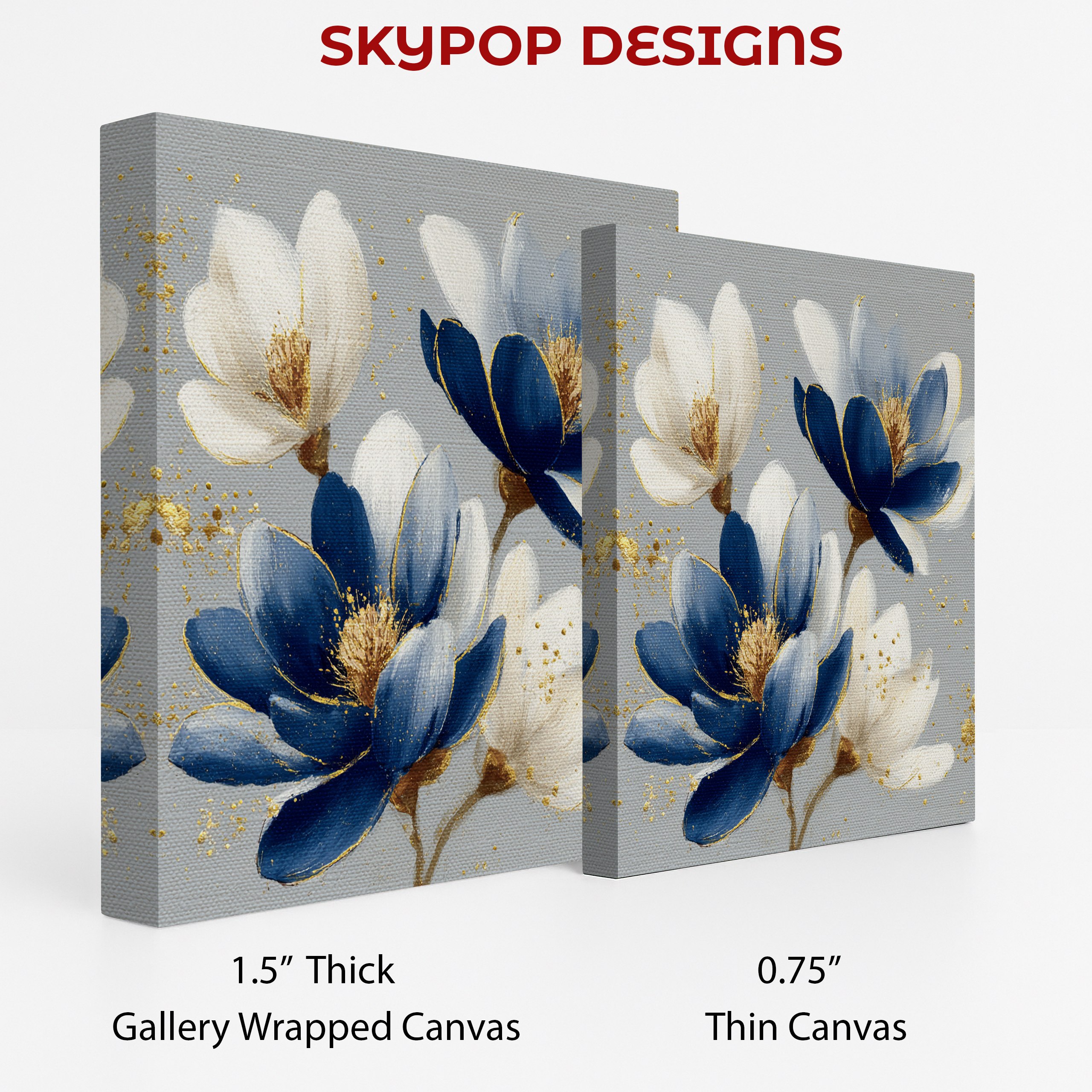 2.jpg Blue and Gold Floral Art