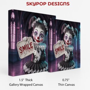 Creepy Clown Smile Art