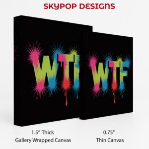 Explosive WTF Typography Art