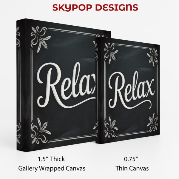 Chalkboard Relax Art