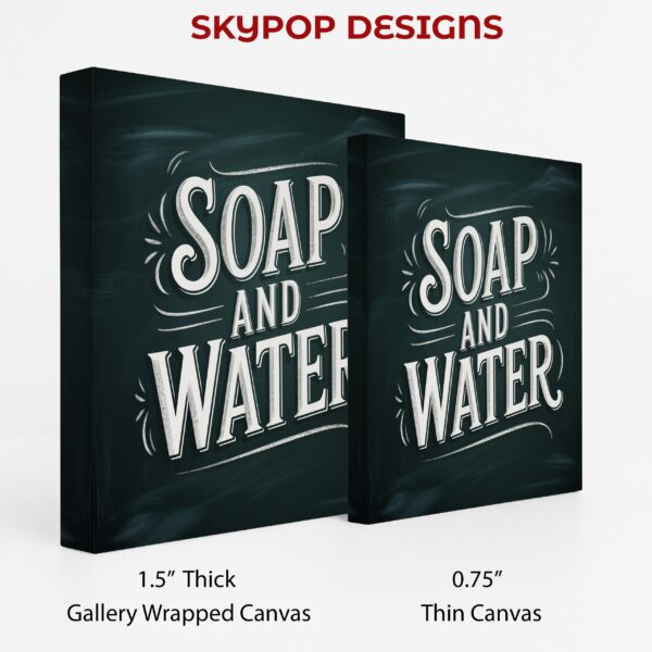 Soap and Water Art