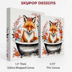 Fox Bathtub Art