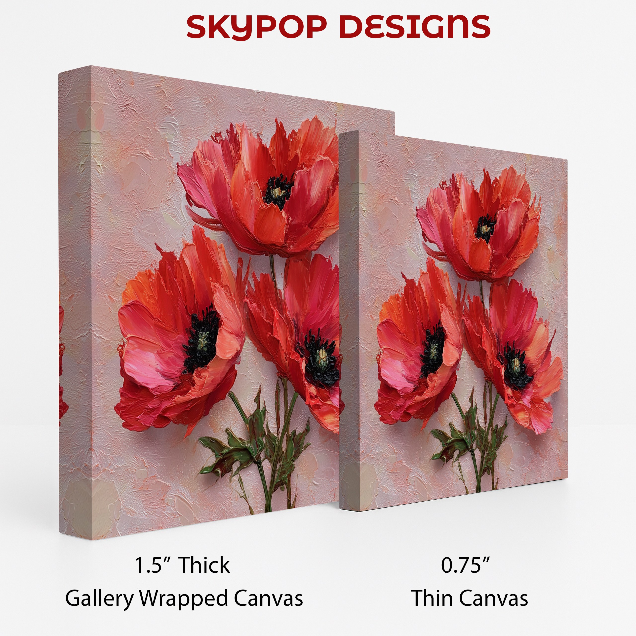 2.jpg Red Poppy Flower Art