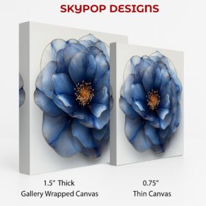 Blue Peony Art