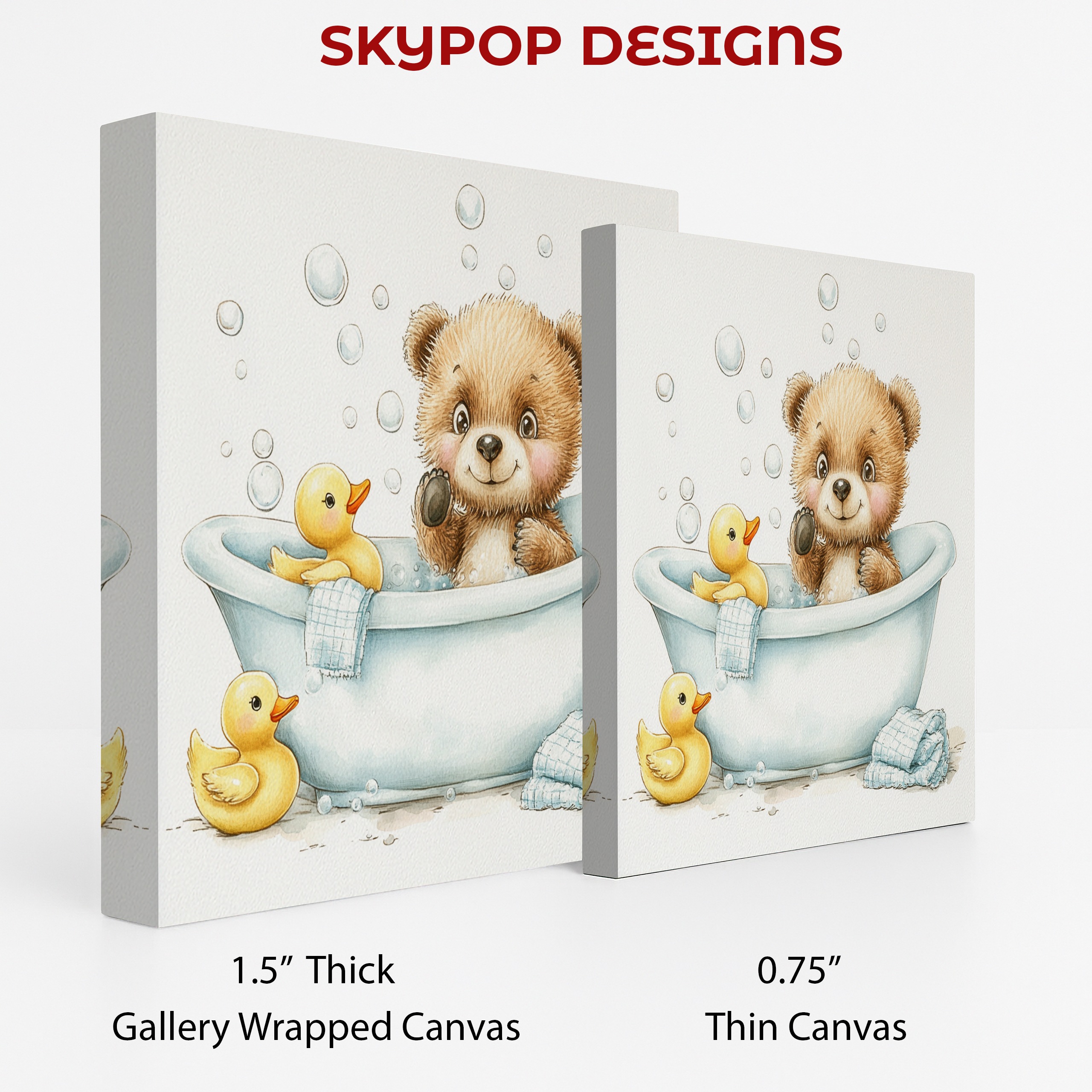 2.jpg Bear and Duck Bath Art