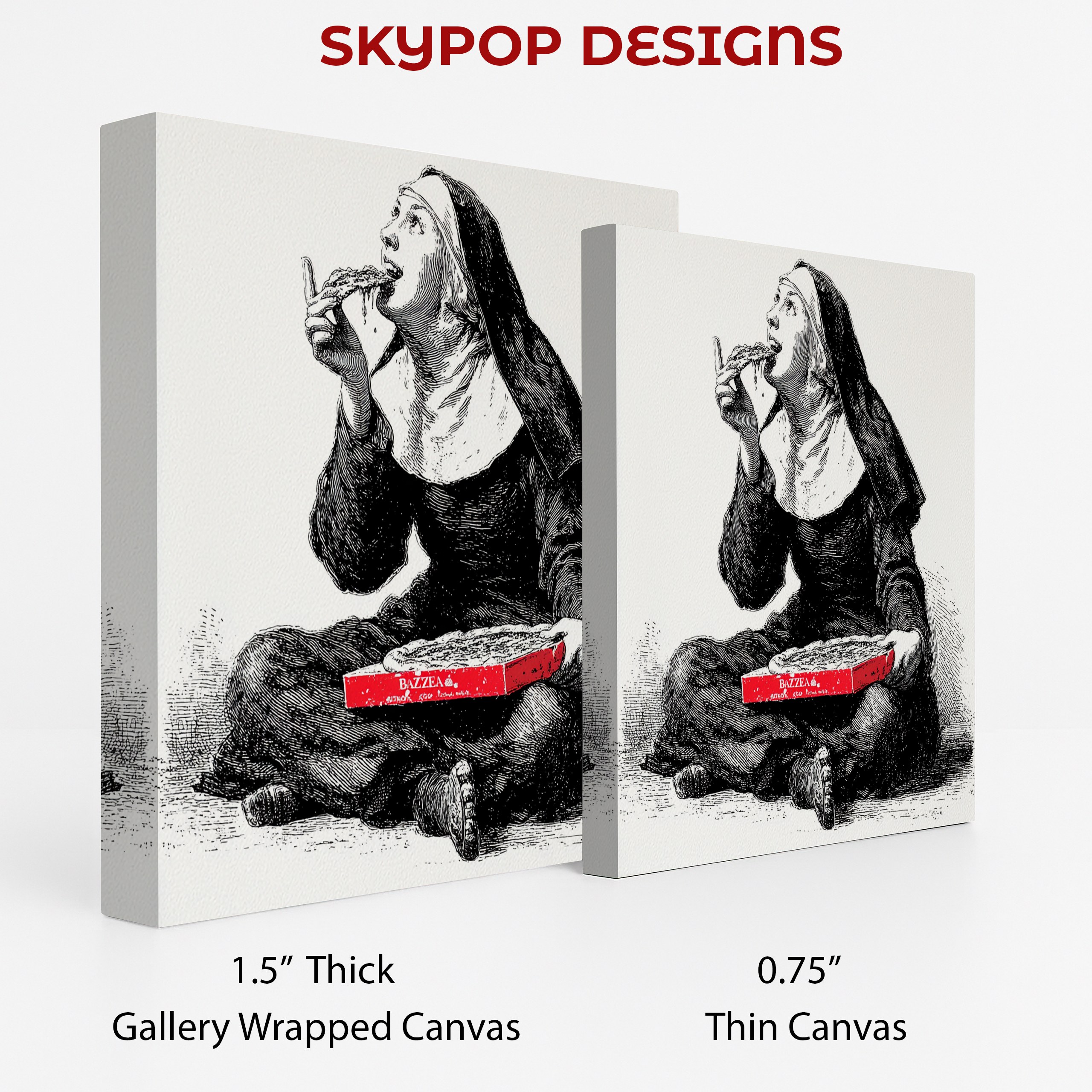 2.jpg Nun Pizza Art