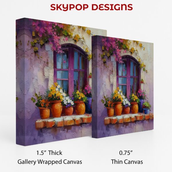 Vibrant Window Garden Art