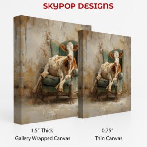 Cow Armchair Art
