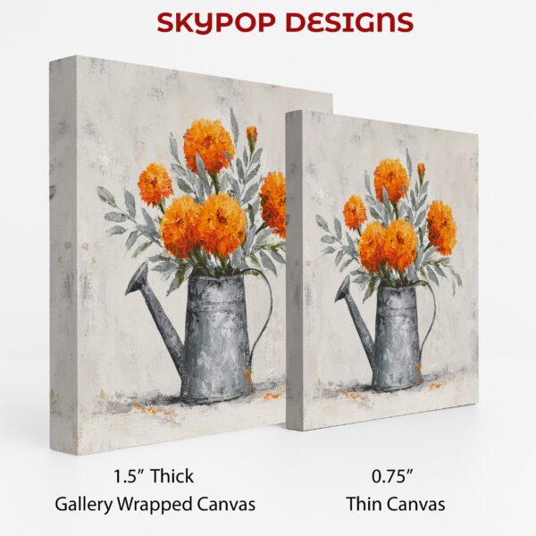 Marigold Watering Can Art