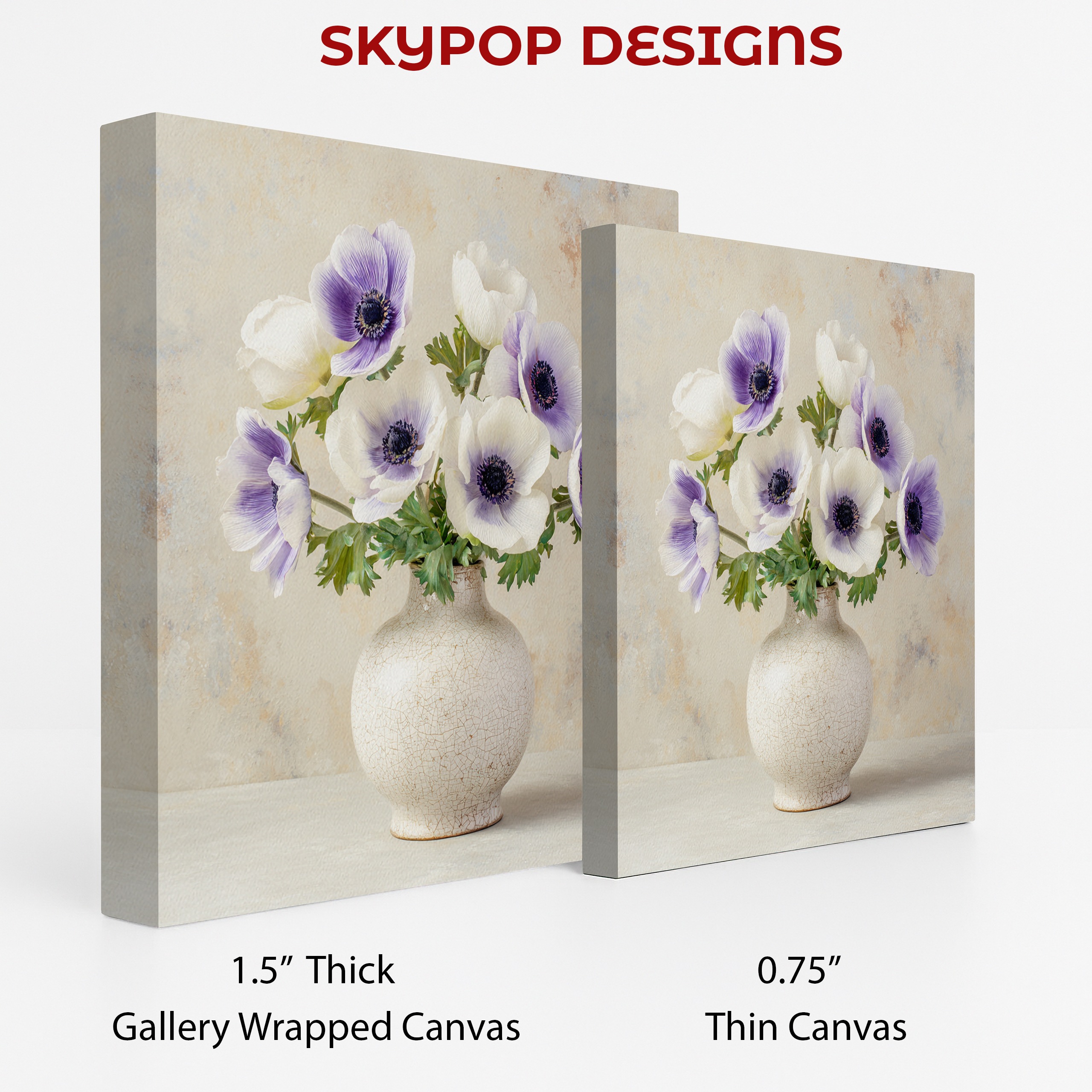 2.jpg Purple Anemone Bouquet Art