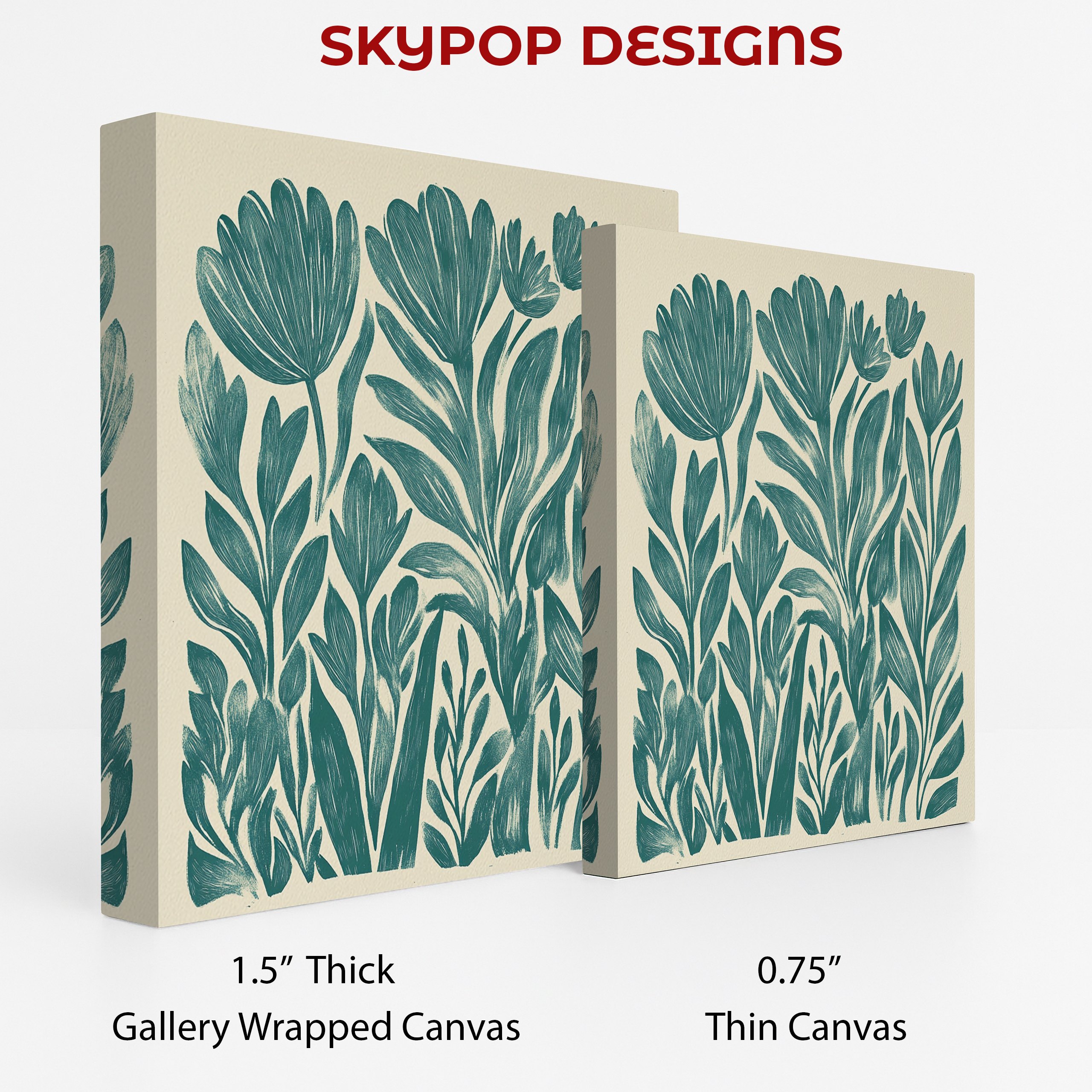 2.jpg Teal Tulip Art