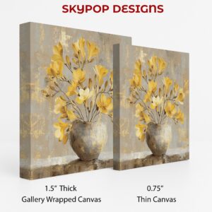 Golden Freesia Bouquet Art