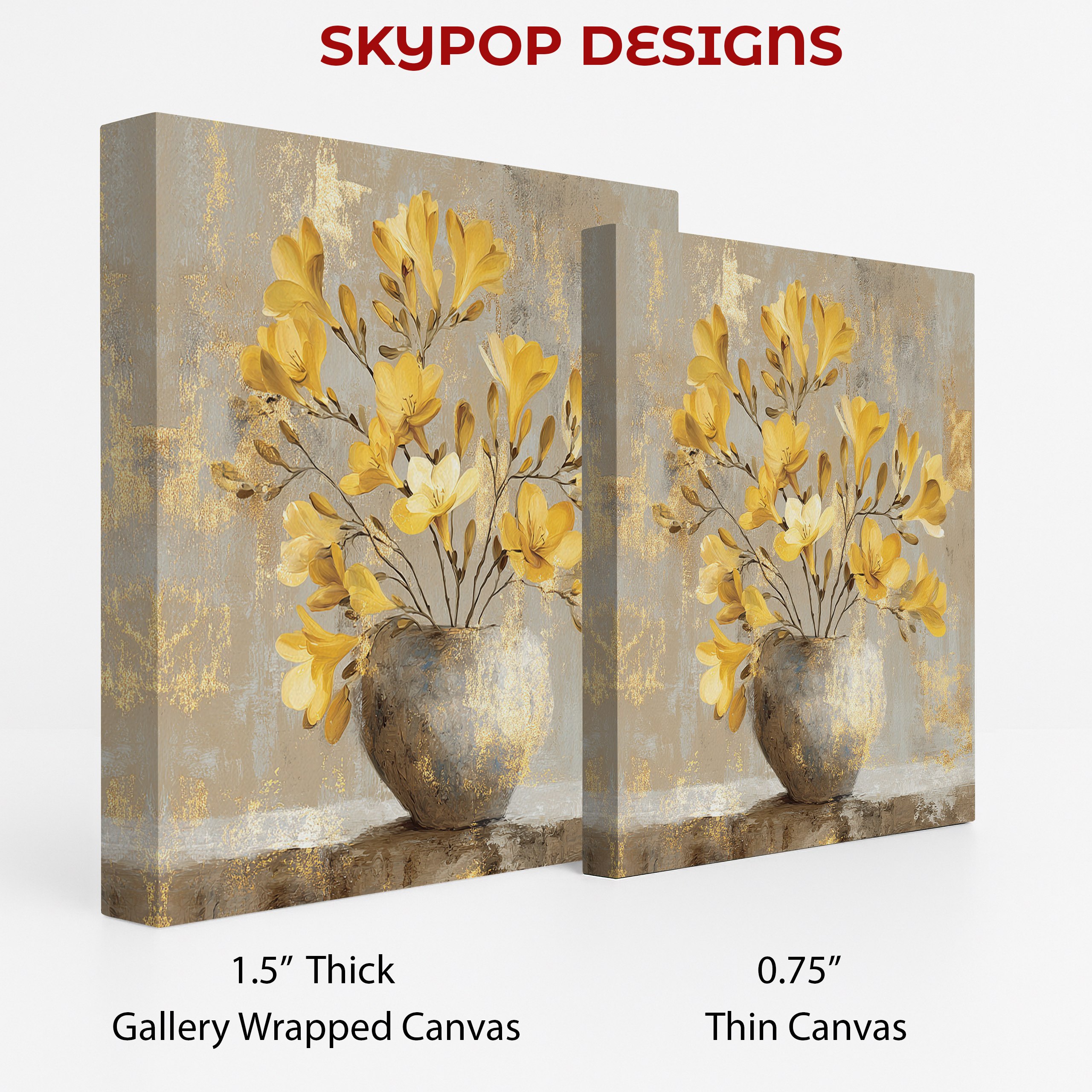 2.jpg Golden Freesia Bouquet Art